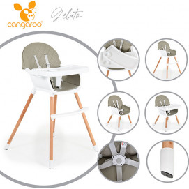 Cangaroo Dining chair 2in1 GELATO Grey