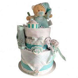 Alma Diaper cake BEAR Mint T-58946