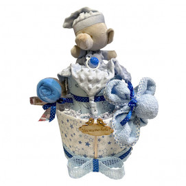 Alma Diaper cake CUDDLE BEAR Blue T-62121