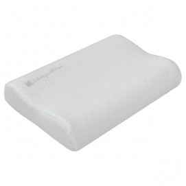 Kikkaboo Memory ventilated pillow 34 x 25 x 6 cm (12-36m) Airknit Grey