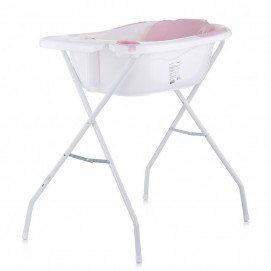 Chipolino Baby bathtub with stand VELA 87 cm Pink
