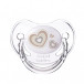 Silicone isocyanate. Pacifier 0-6m Newborn Baby Heart white