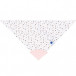 Bandana bib with comb SAVANNA 3m+ Pink