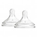 Silicone pacifier for bottle WIDE-NECK Options+ 9m+ 2 pcs