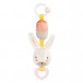 Soft toy with rattle-bell 30cm RABBITS IN LOVE 0m+