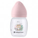 Bottle with wide mouth and anti-colic teat SAVANNA 180 ml 0-3m Pink