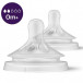 Pacifier without flow 2 pcs NATURAL RESPONSE 0m+ (Flow 2)