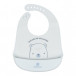 Silicone bib 4m+ Bear with me Blue
