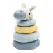 Plush tower with stacking rings 24cm 0m+ Stripy Friends