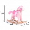 Moni Toys Plush swing-horse ROSE from Pakostnik