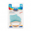Canpol babies Silicone rattle with soft comb 0m+ BEAR Blue and Beige from Pakostnik