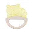 Canpol babies Silicone rattle with soft comb 0m+ BEAR Yellow and Beige from Pakostnik