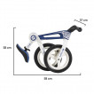 BYOX Foldable balance bike 12" FOLDY (2-5 years) Blue from Pakostnik