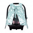Sevi bebe Car seat cover with ribbon Leaves from Pakostnik