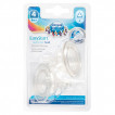 Canpol babies Anticolic silicone pacifier for a bottle EASY START 6m+ 2pcs from Pakostnik