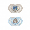 Canpol babies Silicone pacifiers with symmetrical shape 6-18m 2 pieces BONJOUR PARIS blue from Pakostnik