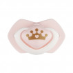Canpol babies Silicone pacifiers with symmetrical shape 0-6m 2 pieces ROYAL BABY Pink from Pakostnik