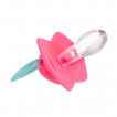 Canpol babies Silicone pacifiers with symmetrical shape 0-6m 2 pieces NEON LOVE Pink from Pakostnik
