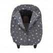 Sevi bebe Car seat cover Grey stars from Pakostnik