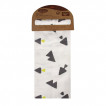 Sevi bebe Organic muslin diaper 120/100 cm Triangles from Pakostnik