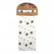 Sevi bebe Organic muslin diaper 120/100 cm Grey Stars from Pakostnik