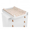 Kikkaboo Soft PVC changing pad 80 x 50 cm Secret Garden Beige from Pakostnik
