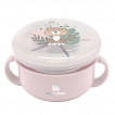 Kikkaboo 2 in 1 Savanna Pink Snack Bowl from Pakostnik