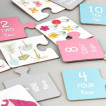 Floss and Rock Jigsaw matching pairs numbers pink from Pakostnik