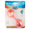 Canpol babies Rattle with rotating balls BARBELL Pink from Pakostnik