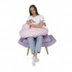 Sevi bebe Multifunctional pillow for pregnant, breastfeeding and nest Pink from Pakostnik