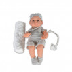 Moni Toys Doll 41 cm Grey with blanket 8531 from Pakostnik