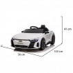 Moni Battery car 12V AUDI RS E-TRON EVA tires (2-6 years) 6888 from Pakostnik