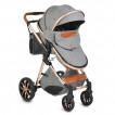 Moni Combined stroller ALMA Dark Grey from Pakostnik