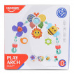Huanger Educational arch with rattles FLOWER 0m+ HE0305 from Pakostnik