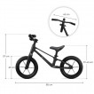 Kikkaboo Balance bike 12" ETER (2-5 years) Black from Pakostnik