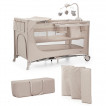 KinderKraft Baby cot JOY FULL 2 with accessories Beige from Pakostnik