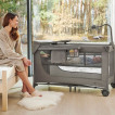 KinderKraft Baby cot JOY FULL 2 with accessories dark Grey from Pakostnik