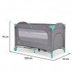 Cangaroo Baby cot SKYGLOW 2 Levels Mint from Pakostnik