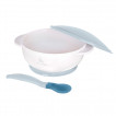 Kikkaboo Bowl with thermosensory spoon Blue from Pakostnik