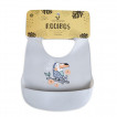 Cangaroo Silicone bib ROOIBOS 2001 Grey from Pakostnik