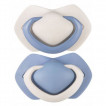 Canpol babies Silicone pacifiers with symmetrical shape 18m+ 2pcs PURE COLOR Blue from Pakostnik