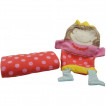 David Fussenegger Baby blanket with doll Princess JUWEL 70x90 cm Dots 6359-11 from Pakostnik