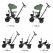 KinderKraft Children tricycle SPINSTEP 5 in 1 Grey from Pakostnik