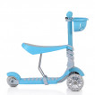 Moni Scooter with seat BUBBLEGUM Blue from Pakostnik
