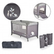 Moni Folding cot SAFARI 1 level Graphite from Pakostnik