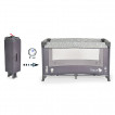 Moni Folding cot SAFARI 1 level Graphite from Pakostnik