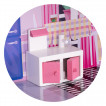 Chipolino Wooden dollhouse + 9 pcs furniture 3 years+ (70 cm) from Pakostnik