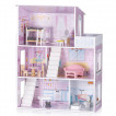 Chipolino Wooden dollhouse + 12 pcs furniture 3 years+ (79.5 cm) from Pakostnik