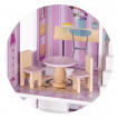 Chipolino Wooden dollhouse + 12 pcs furniture 3 years+ (79.5 cm) from Pakostnik