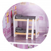 Chipolino Wooden dollhouse + 12 pcs furniture 3 years+ (79.5 cm) from Pakostnik